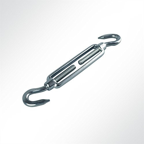 LYSEL Spanner Seilspanner Spannschloss mit Zwei Haken M12