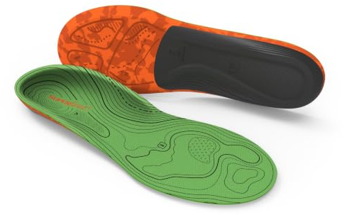 Superfeet - Hike Support Insoles - Trim-To-Fit Comfort Orthotic Inserts for Hiking Boots or Shoes | Trim-To-Fit Foam and Carbon fibre Shoe Inserts, High Arch Support, Professional Grade
