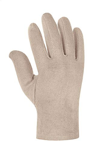 texxor 300 Stück Baumwolljersey-Handschuhe 1580, mittelschwer, weiß, 10/XL, Karton, Baumwollhandschuhe, Arbeitshandschuhe, Schutzhandschuhe