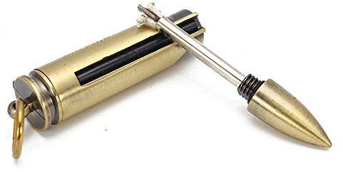 BIASTNR Permanenter Streichhölzer, Feuerstein, Schlüsselanhänger, Beleuchtung, Stäbchen, wiederverwendbar, unsterbliches Feuerzeug für Camping, Wandern, Notfall, Überlebensausrüstung