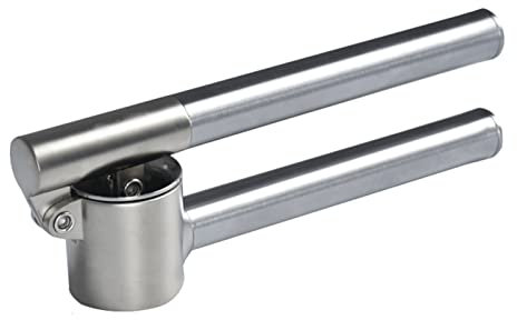 Schiaccia Aglio Con Manico Antiscivolo, Spremiaglio In Acciaio Inox Per Uso Alimentare, Trita Aglio Durevole, ​Antiruggine, Facile Da Pulire, Lavabile In Lavastoviglie