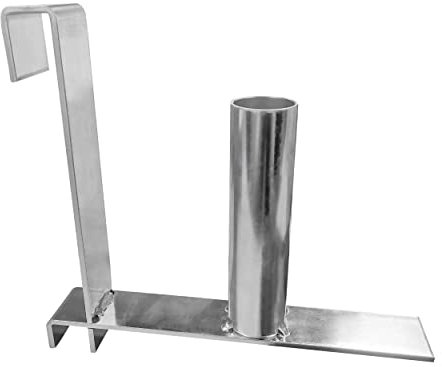 Ventanara® Abrollhilfe für Sichtschutzstreifen Silber Montagehilfe für PVC Sichtschutzstreifen Stabmattenzaun (Abrollhilfe für Doppelstabmattenzaun)