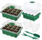 Meanju 3PCS Bandejas de Germinación para Invernaderos,Bandeja Semillas,Bandejas de germinación,Bandeja de Cultivo de Plantas,Bandejas de Cultivo de Invernadero,bandejas de Cultivo de Semillas