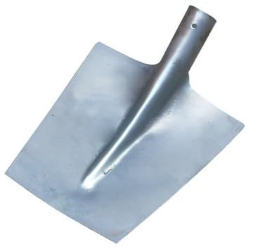 1PEZZO BADILE A PUNTA QUADRA IN ACCIAIO STAMPATO mm. 245x255 (n¦ 2)