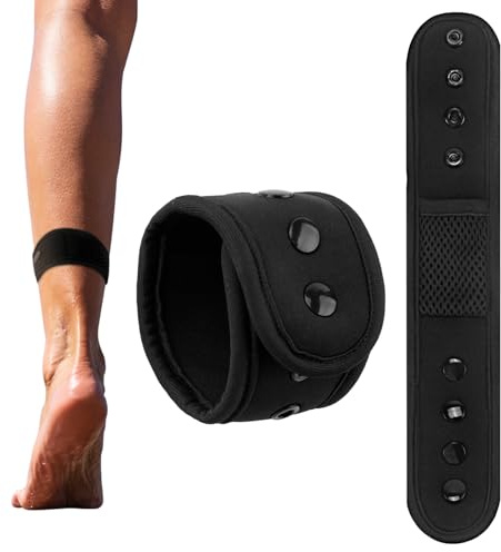Ankle Band Fitness Pedometer for Men&Women,Compatible with Fitbit Flex 2/One/Zip/Charge 2 3/Alta HR or Garmin Vivofit/2/3/4/JR Fitness Tracker,Adjustable Breathable Sport Ankle Band (Large)