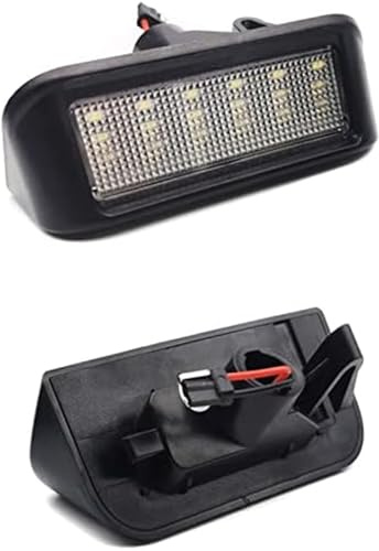 MEXWLOP Luce targa, for Citroen Berlingo Jumpy Spacetourer Dispatch, senza errori, luce bianca, numero di targa OEM 6340G7 6340E9 luce targa