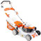 RURIS Rasaerba termico RX200S, 2,7 CV, 42 cm, Borsa 45L, 3 in 1: Raccolta, Espulsione Posteriore, Mulching, Telaio Acciaio, Altezza Regolabile 25-75 mm
