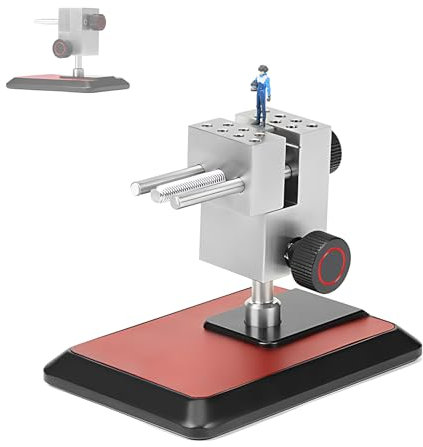 Mini étau d'établi de précision, outils de modelage directionnels pour gravure, pliage de tôles, avec 8 tiges de serrage en acier inoxydable, petit étau de table, courbure à 90°, pour la sculpture