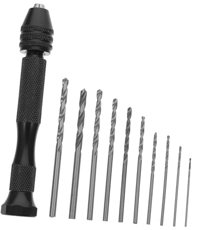 STAHAD Trapano Manuale Con Morsa Perni Utensile Rotante Con Punte Da Trapano Adatto Per Legno Plastica Noce Modellismo e Altri Materiali