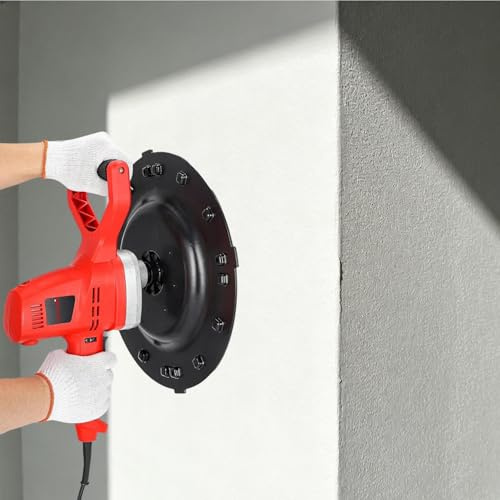 Macchina elettrica per intonacatura murale, 1280W, con regolazione a 6 velocità da 80 a 200 giri/min, strumento portatile per lisciare, pressare e rifinire stucco e cemento