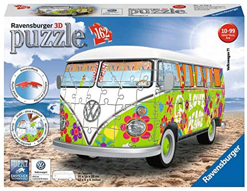 Ravensburger 3D Puzzle 12532 - Volkswagen T1 - Hippie Style - 162 Teile