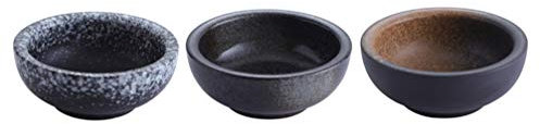 Cabilock 3 Pz Ciotola Rotonda Ciotole Di Minestra Scodella Ciotola Da Portata Contenitore Per Tagliatelle Insalatiera Giapponese Udon Ceramica Spaghetti Tagliatella Tirata a Mano