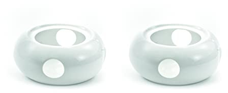 teemando Sophie Fine Bone China - Calientaplatos (2 unidades, diámetro: 10,5 cm, altura: 7 cm)