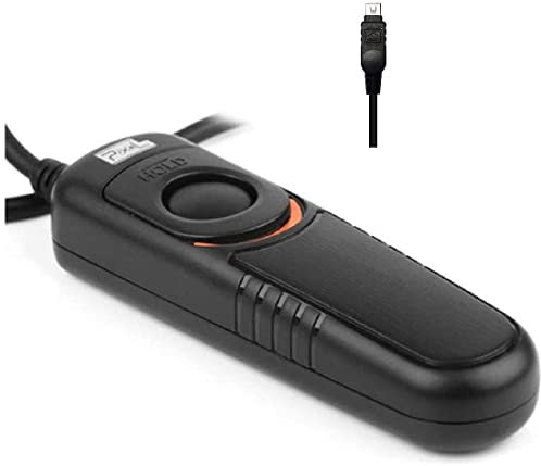 Pixel Caméra Télécommande Filaire RC201-UC1 Compatible avec Olympus E-M1, E-M5, E-M10, Pen-F, EPL8, EPL7, EPL6, EPL5, EPL3, EPL2, EP5, EP3, E410, E420, E450, E510, E520, E550, E600, Remplace RM-UC1