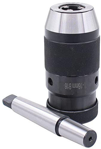 HouYeen 1-16mm MK2 Self Tighten Keyless Lathe Drilling Drill Chuck Wrench MT2-B16 Taper Arbor