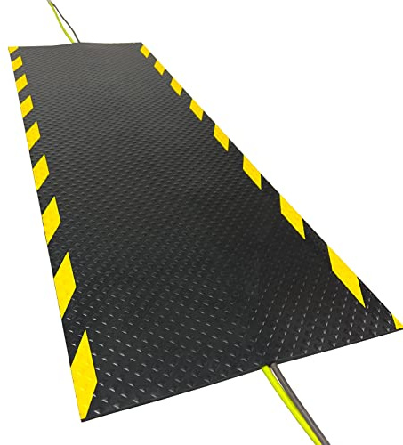 Portifera Morland Protect Rubber - 47¼in x 15⅝in - Nitrile Rubber Cord Cover Mat - Outdoor and Indoor use - Overfloor Protector for Cables Cords or Wires - Protect from Trips and Falls Repositionable