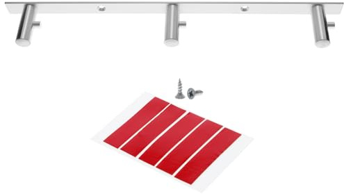 foto-kontor 3 supporti compatibili con KitchenAid per impastatrice piatta Gancio per impastare Frusta Elemento per mescolare Salvaspazio Cucina in alluminio