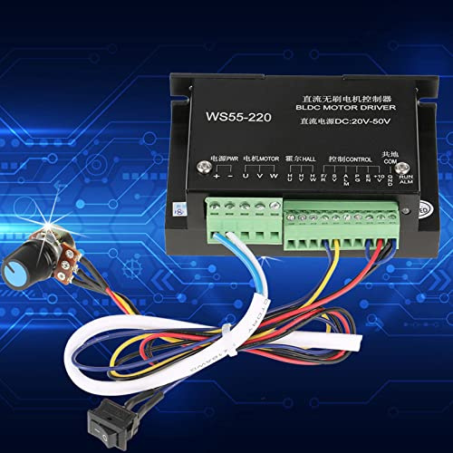 Bldc Motor Controller,Ws55 220 Dc 48V 500W Cnc Bürstenlose Spindel Bldc Motor Treiber Controller Halterungen Zubehör Automatisierte Industrie Sport Steuerung
