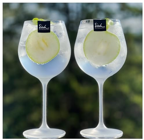 Topkapi Gin Tonic Gläser Moskau Mimi I 2 Stück XXL Größe I Spülmaschinenfest I Bleifreies Kristallglas I Bruchresistent I Made in Germany I ~640 ml I Exzellent für Gin Tonic, Aperol Spritz