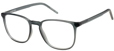 DAKOTA Brille mit Sehstärke für Unisex optional mit Sonnenbrillentönung oder Blaulichtfilter, Sechseckig, gefertigt aus Acetat (inklusive Brillenetui)