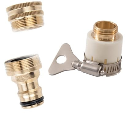 YARNOW 3pieza De Agua Junta Juego De Conectores Rápidos Sólidos Conector De Alta Presión para Lavado De Coches y Jardín Herramientas Útiles