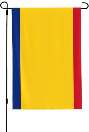 YUANGJHOP Drapeau de la Roumanie pour l'intérieur et l'extérieur, parfait pour la maison, le jardin, les événements et les expositions patriotiques.