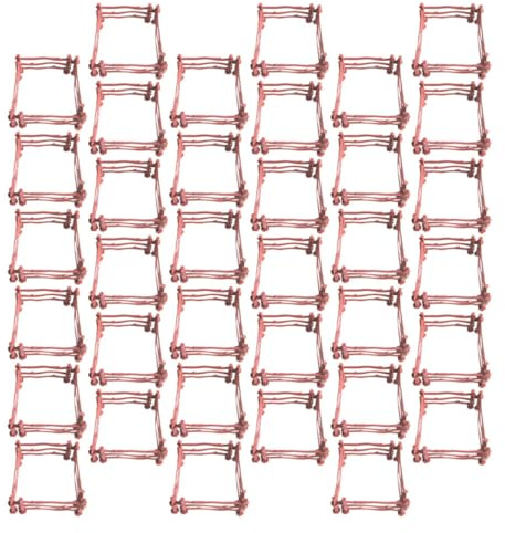BESTonZON 80 Pezzi Mini Recinzione in Plastica per Giardino Fatato Tipo di Staccionata con Connettori Decorazione Paesaggio Micro Ornamenti per Casa delle Bambole e Presepe Materiale