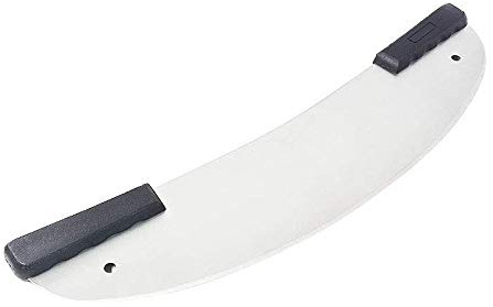 Chef Prosentials 20 Inch Pizza Rocker Cutter, Food-Grade Stainless Steel Pizza Slicer with Dual Non-Slip Ergonomic Handles, Large Rocking Pizza Knife for Commercial Pizzeria, Bakeries & Food Trucks