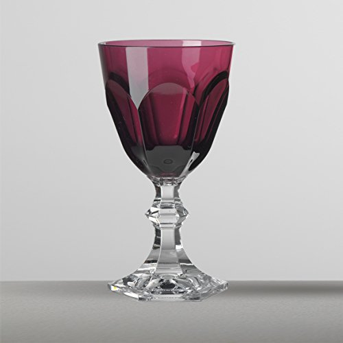 Mario Luca Giusti Set 6 Dolce Vita Bicchiere Acqua Rubino
