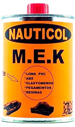 Disolvente para PVC MEK quita pegamentos para neumáticas de PVC Nauticol - 750 ml