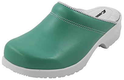 Euro-Dan Flex Clogs, öppen med tvättbar innersula, grön O+E+A+ SRC, - Grön - 44 EU Weit