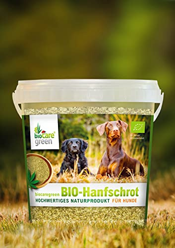 BIO- Hanfpresskuchen Bio-Hanfschrot für Hunde, 400 g