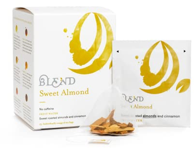 Blend® Tea | Tisana Dolce di Mandorla, Mela, Cannella e Barbabietola | Senza Caffeina - 15 Piramidi di Tè (30 Gr)