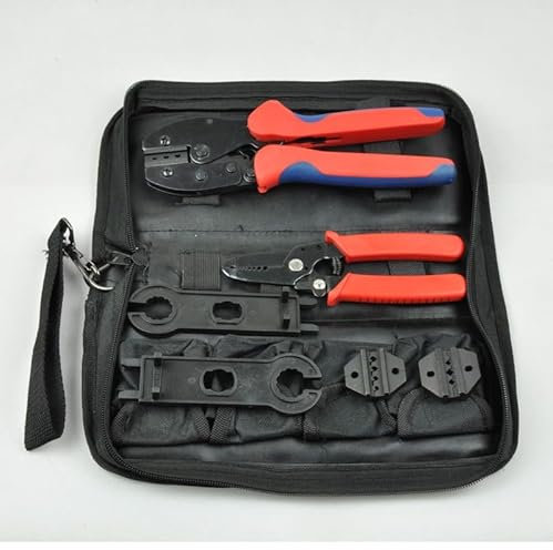 LY-K2546B Crimpzange und Abisolierzange Set MC-4 MC3 Crimpzange Verwendung für Solar PV-Kabel verpackt in Stoffbeutel
