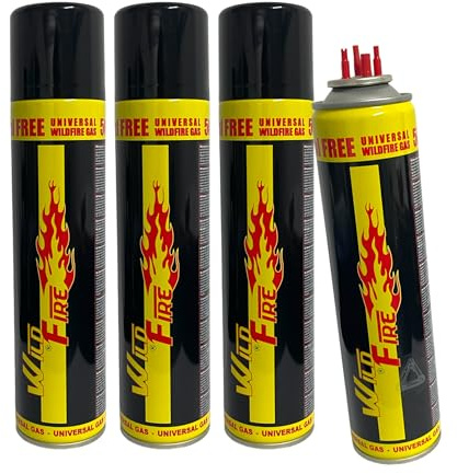 Butan Nachfüllgas für | Flambierbrenner, Küchenbrenner und Bunsenbrenner | 100% Reinheit | Nachfüllen Gas (4)