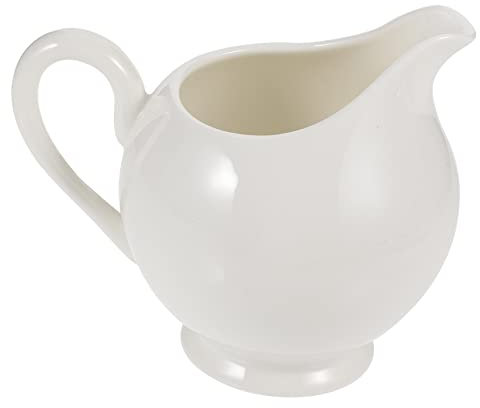 TOPBATHY Ceramic Pitcher Vintage Jug for Sauce Dispenser for Restaurants and Shops Elegant Design and Food Display