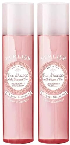Deodorante Spray Corpo, Profumato FIORI D'ARANCIO Della Conca D'Oro, Senza Sali Di Alluminio, Parabeni e Siliconi 100ml (2 Spray)
