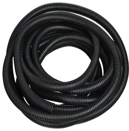 MOCNT Tubo Corrugato Flessibile Auto Chiuso Tubo Guaina Isolante Protettivo Cavo Filo per Guaina Ondulata Cavi Elettrici Gestione Cavo Ordinato Esterno 25mm Lunghezza 5Metri