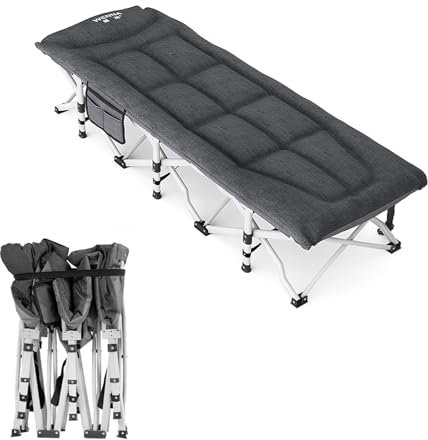 YHHLWXMDZ Feldbett Klappbar, Gästebett Klappbar, Reise-Campingbetten mit Tragetasche, Camping Bett für Outdoor-Reisen, Camping, Büro, Zuhause, Tragkraft 150 Kg