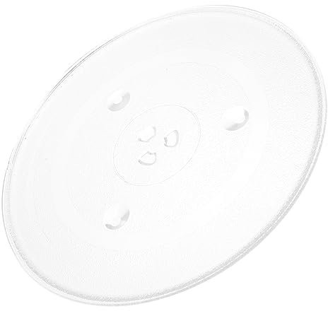 OFFSCH Plate Clean Glass Tray Turntable for Microwave Replacement Universal, Easy to Thickened Heat-Resistant Cooking Plate Suitable Use Oven Kitchen