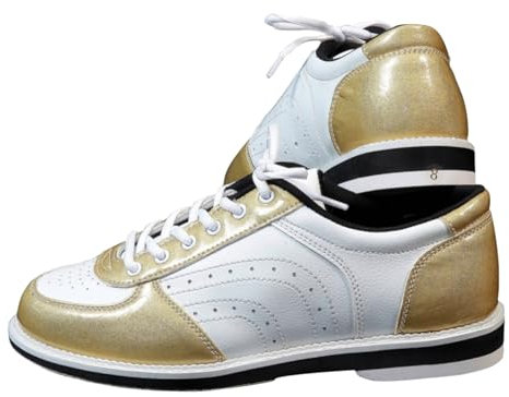 Fooceoute Bowls Shoes For Men,Lawn Bowling Trainers,Indoor Bowling Shoes,Ladies Bowling Shoes,Bowl Sneakers,Breathable,Leather,Comfortable Lightweight,Unisex,Buffer,For Youth Boys Girls