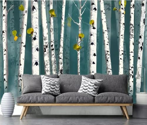 XLMING Minimalistische Kreative Retro Wälder Dekoration 3D Tapeten Tapete Home Esszimmer Möbel Sofa Schlafzimmer Wohnzimmer TV Hintergrund-150cm×105cm