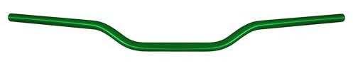 Accossato Manubrio in alluminio per moto/motocross/enduro, piega bassa, 22 mm di diametro-Verde