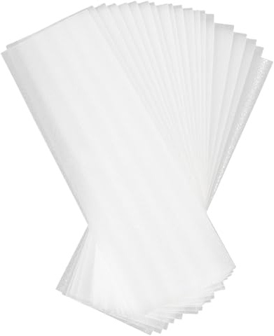 TOPPERFUN Carta per Tintura Chioma per Salone di Bellezza e Uso Domestico 50 Fogli in Schiuma Bianca Separatore per Colorazione Precisa e Comoda
