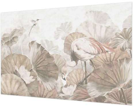 Carta da Parati in Fliselina 152x104cm Facile da Pulire Colla Inclusa Stampa di Alta Qualità per Soggiorno e Camera da letto Decorazione da Muro Montaggio Murale - Natura elegante