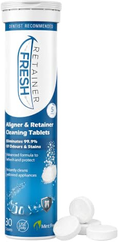 Retainer Fresh Retainer Cleaner Tablets - 30 Tablets, 1 Month