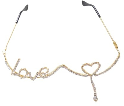 Rhinestone glasögonbåge