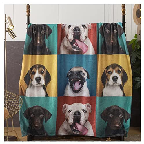 jfu Personalisierte Decke Fotodecke mit Eigenem Foto,Personalisierte Kuscheldecke Flauschige,Personalisierte Decke mit Foto,Personalisiert Foto,Personalisierte Weihnachts Geschenke (150x200cm)
