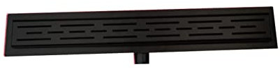 Sanotechnik Duschrinne Nirosta 60 cm Schwarz 60 x 7 x 6.7 cm