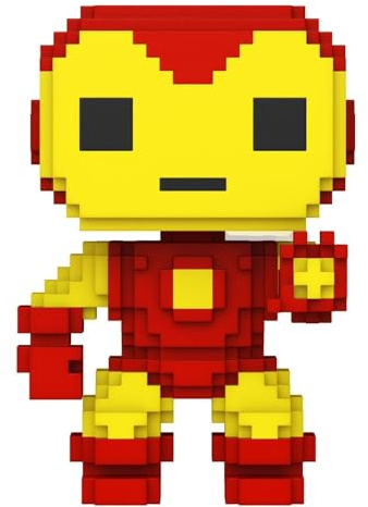 Funko Pop! Marvel: 8-Bit - Iron Man - Marvel Comics - Collectable Vinyl Figure - Gift Idea - Official Merchandise - Toys for Kids & Adults - Comic Books Fans - Model Figure for Collectors and Display